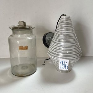 Lámpara de Techo Moderna y Frasco de Vidrio con Tapa - imagen 1