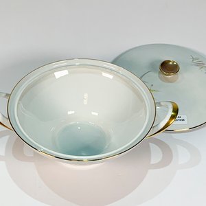 Guisera de Porcelana Bavaria Edelstein Blanca con Hojas y Espigas - imagen 3