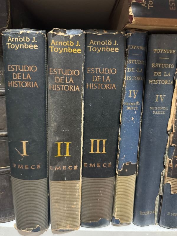 Colección de libros antiguos sobre historia por Arnoio Toynbee - imagen 2