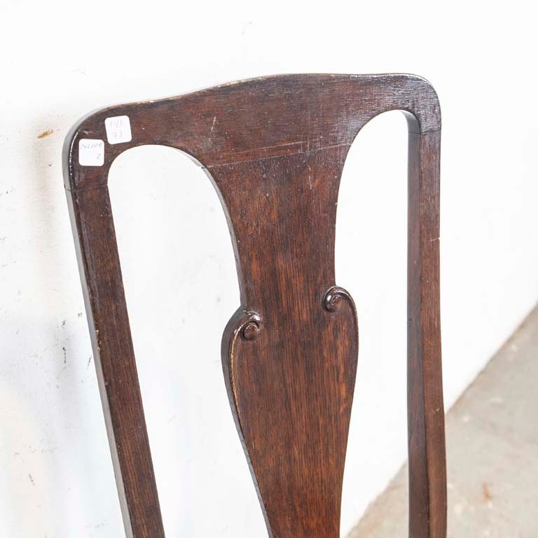 Silla de madera con asiento tapizado para retapizar - imagen 3