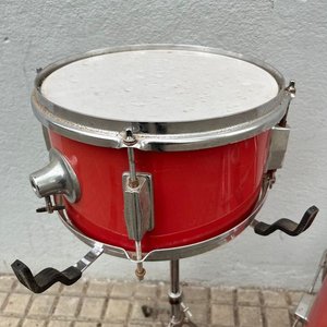 Batería Infantil Linko Roja con Bombo, Redoblante y Pedal - imagen 8