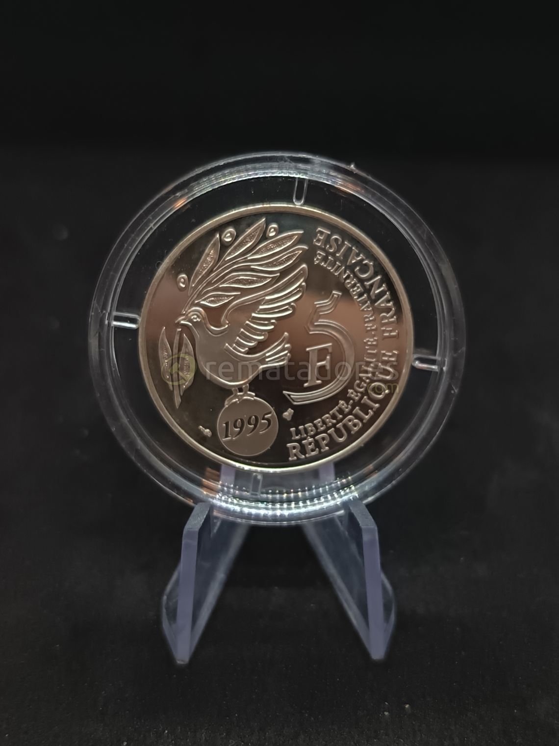 Moneda Conmemorativa 5 Francos Francia 1995 ONU