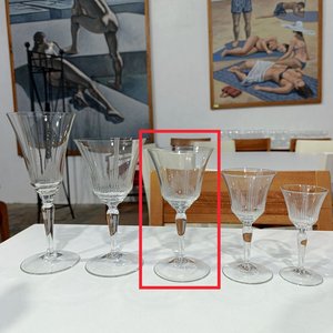 Copas de Cristal Tallado Estilo Cáliz Acampanado - Set de 6 - imagen 4