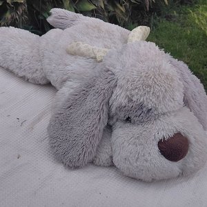 Lote de 3 Peluches: Elefante y Dos Perros - imagen 3