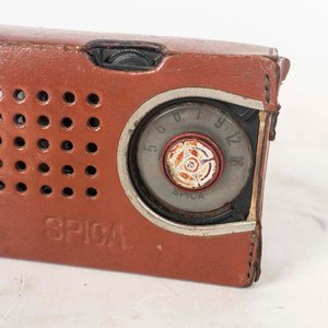 Radio Portátil Spica Vintage con Estuche Marrón - imagen 2