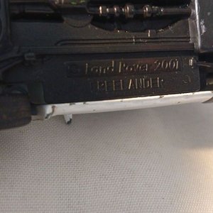 Miniatura Land Rover Freelander de Metal Blanco - imagen 4