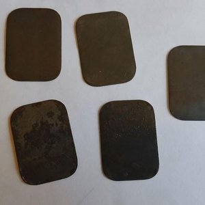 Lote de 5 Chapitas Metálicas Okey (1935) - Club Nacional - imagen 2