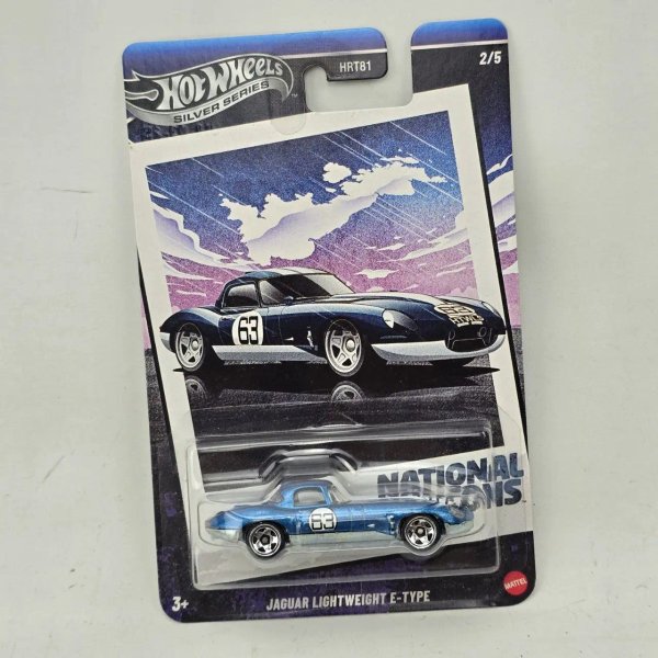 Hot Wheels Jaguar Lightweight E-Type Serie Silver - imagen 1