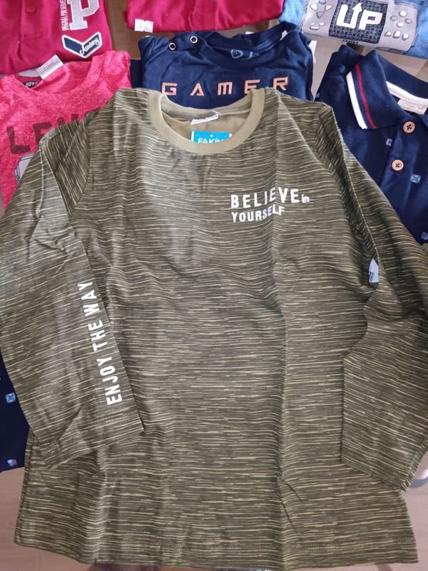 Remeras manga larga para bebé y niño - imagen 3