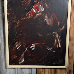 Lote siguiente: Oleo sobre Fibra "Caballo" por Analía Sandleris - 90x70 cm