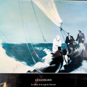 Cuadro al óleo sobre tela "Au large de Newport" de Guillemard, 63x48 cm - imagen 3