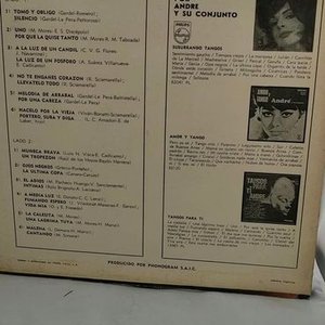 Disco de Vinilo "Tangos en la Intimidad" por André y su Conjunto - imagen 3