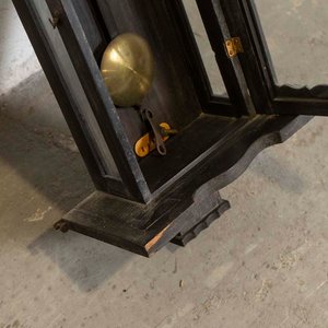 Reloj de Pared Antiguo de Media Carrillón con Péndulo y Llave - imagen 3