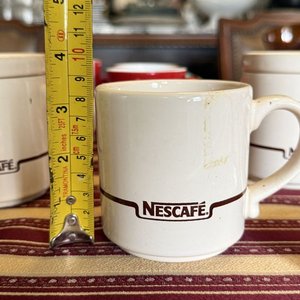 Lote de Tazas Nescafe Clásicas y con Tapa - imagen 4