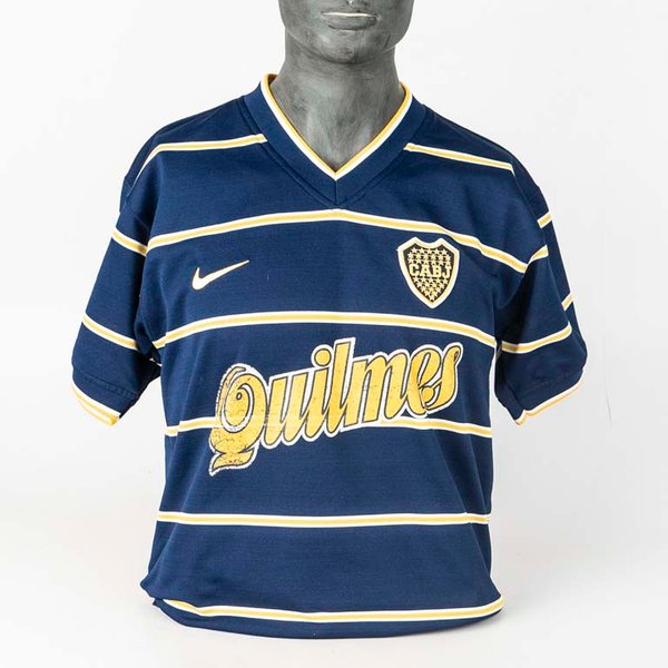 Camiseta de Boca Juniors oficial de tienda marca Nike sin número segunda equipación de fines de los 90´ - imagen 1