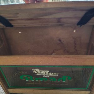 Panera de Madera con Tapa Enrollable y Ventana "Wheat Heart Bread" - imagen 3