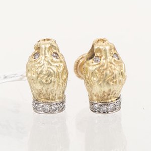 Lote anterior: Par de Tornillos de Oro 18k con Brillantes, Figuras de Animales