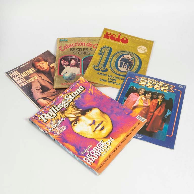 Lote de Revistas Pelo y Colección de Beatles