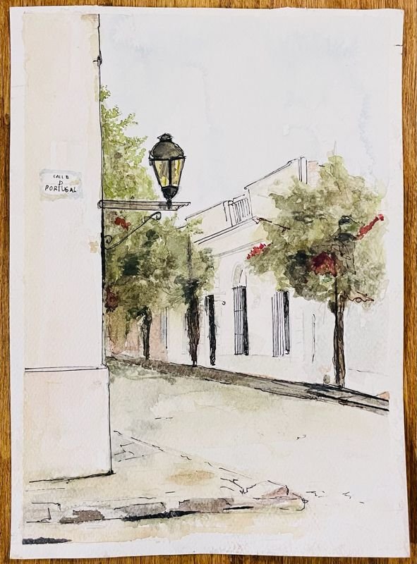 Acuarelas de Calle de Colonia del Sacramento - imagen 2