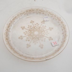 Set de 6 Platos de Cristal Tallado para Lunch - imagen 2