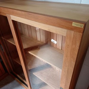 Mueble Cristalero Madera Maciza Fundamento - imagen 2