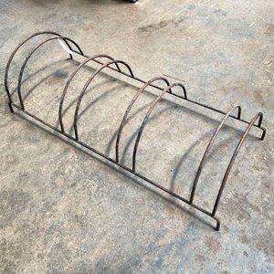 Bicicletero de Hierro Negro para Exterior - imagen 4