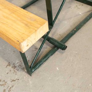 Escalera Rústica de Metal y Madera con Cuatro Escalones - imagen 3