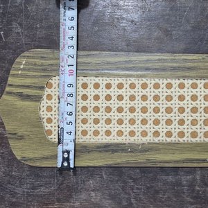 Aspas/Paletas de Ventilador de Techo Madera con Veteado y Mimbre - imagen 6
