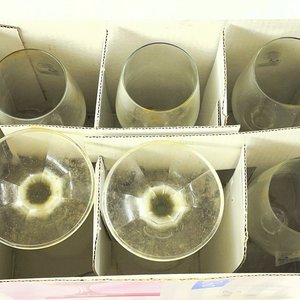 Set de 7 Copas Hialinas "Cordial Flute" Ruhr Kristall Glas - imagen 5