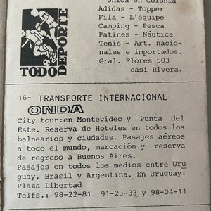 Lote de Colección: Afiche "1ª Exposición Feria Departamental de Artes Plásticas Colonia", Mini Guía de Colonia y Libro "Fogon y Olimpiada" - imagen 2