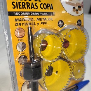 Juego de 5 Sierras de Copa para Madera, Metal y Drywall - imagen 3