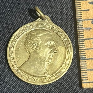 Medalla Homenaje General José Artigas - Nueva Palmira 1950 - imagen 2