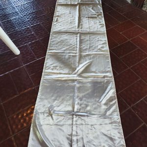 8 Manteles Rectangulares Blancos Satinados - imagen 2