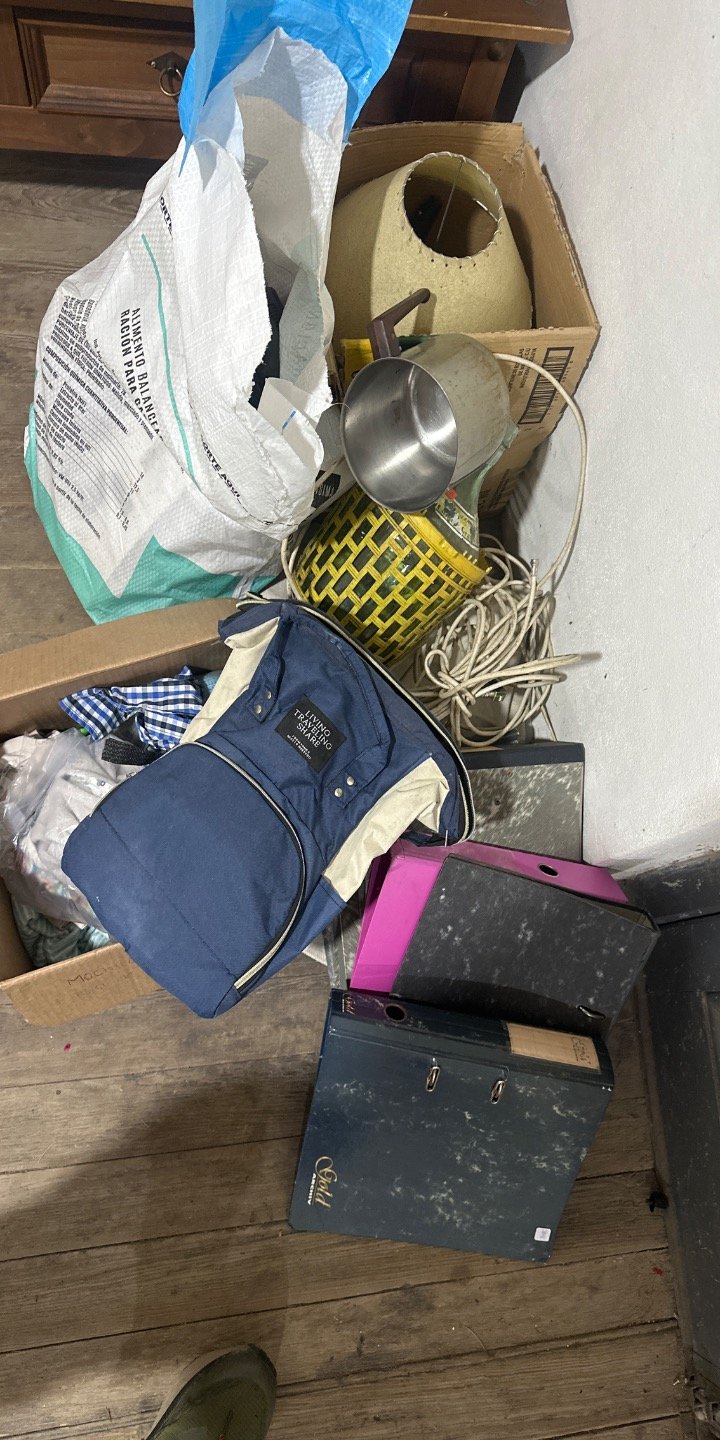 Lote Variado: Bolso, Lámpara, Recipientes y Más