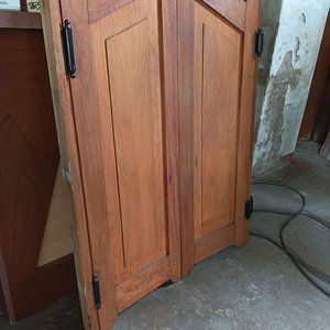 Puerta Vaivén de Madera Natural 90x128 cm - imagen 2