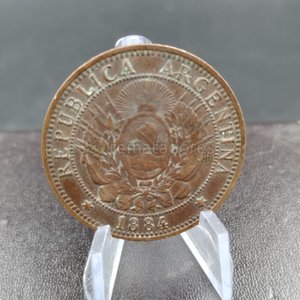 Lote de 4 Monedas "Dos Centavos" República Argentina (1883-1898) - imagen 7