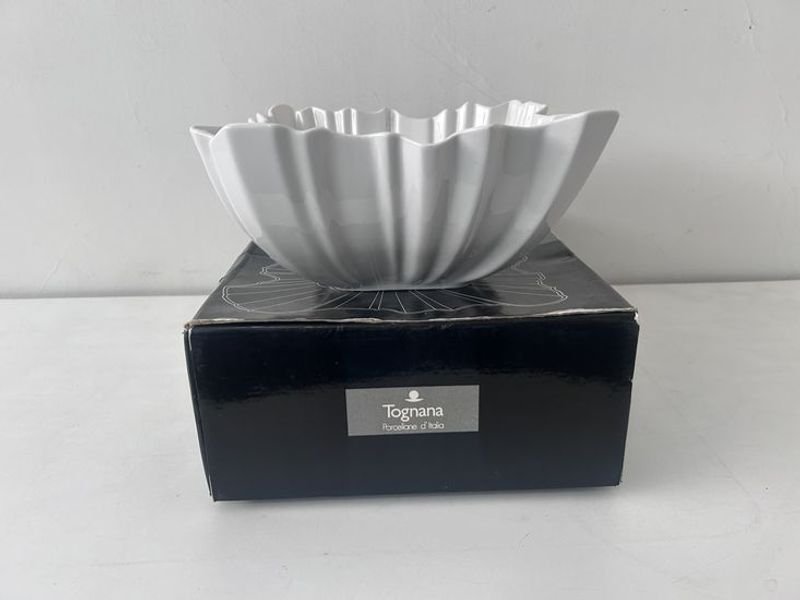 Lote anterior: Tazón de porcelana italiana Tognana blanco en caja