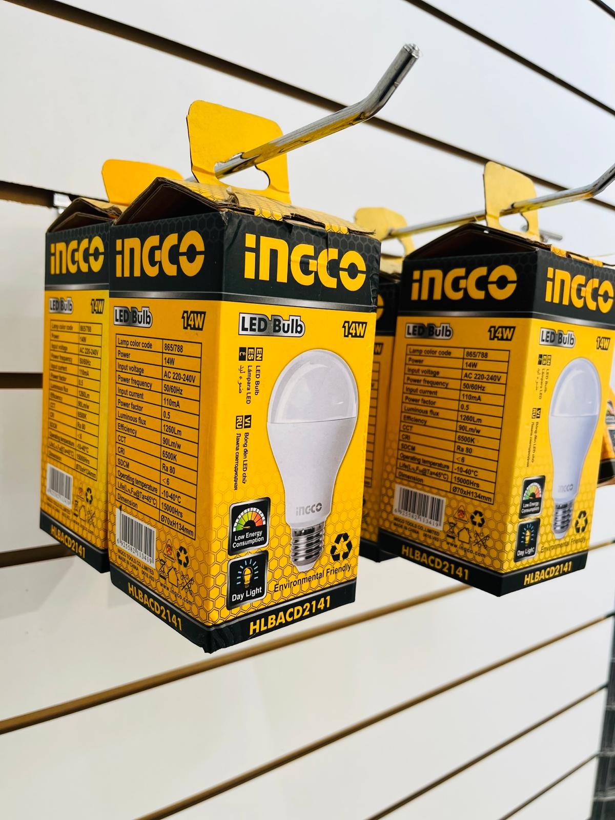 Lote de 8 Lámparas LED Frías Ingco de 9W y 14W