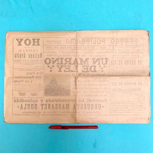 Volante Publicitario Teatro Politeama Canelones 1928 Cine Musical - imagen 4