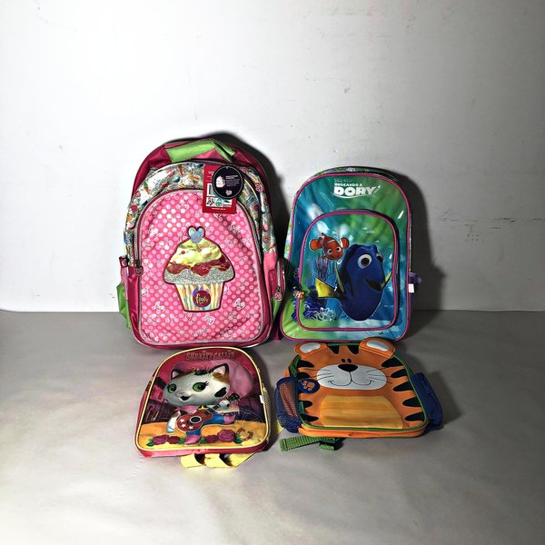 Lote de 4 Mochilas Infantiles Divertidas - imagen 1