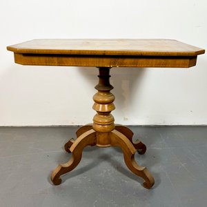 Lote anterior: Mesa Sala Italiana Caoba Marqueterie Tablero Rectangular Decorado Trineo Pie Central Abalaustrado 90x60