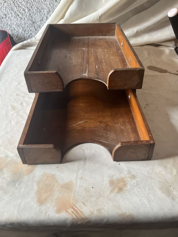 Archivadora de madera antigua