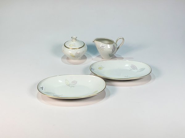 Conjunto Porcelana Bavaria "Grazie" - Lechera, Azucarero y 2 Paneras Ovales - imagen 1