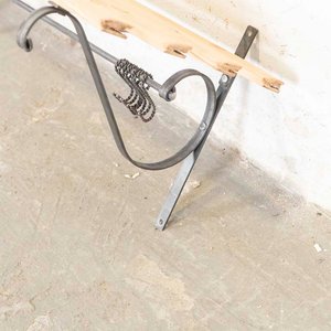 Perchero de Hierro y Madera con Detalle Artesanal - imagen 3