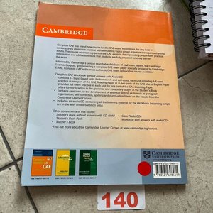 Workbook Complete CAE Cambridge University Press con CD de Audio - imagen 2