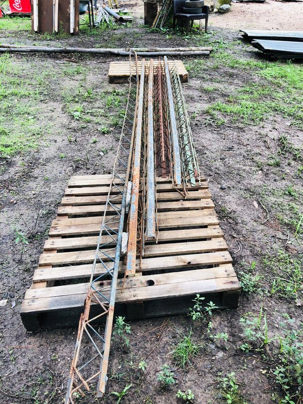 Lote de 6 Cerchas Metálicas para Construcción - imagen 1