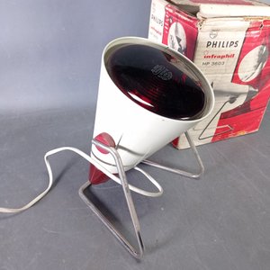 Lámpara Infrarroja Philips Infraphil HP 3603 Vintage con Caja Original - imagen 3