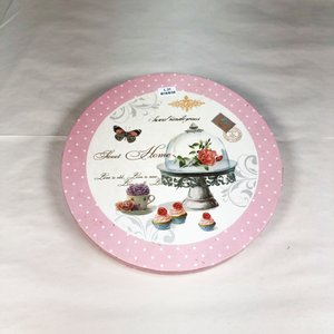 Lote siguiente: Plato de Masas Dos Pisos Caja Floral "Sweet Home"