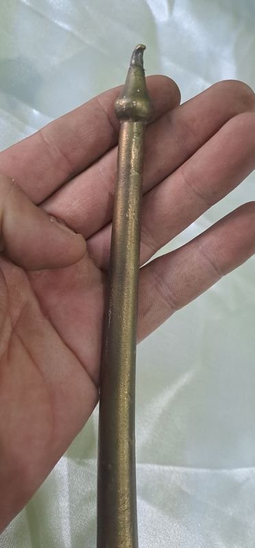 Antiguo objeto de bronce para rayos - imagen 3