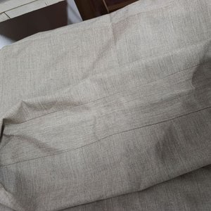 Fundas para Almohadón de Tela Gris con Velcro - 50x60 cm - imagen 3